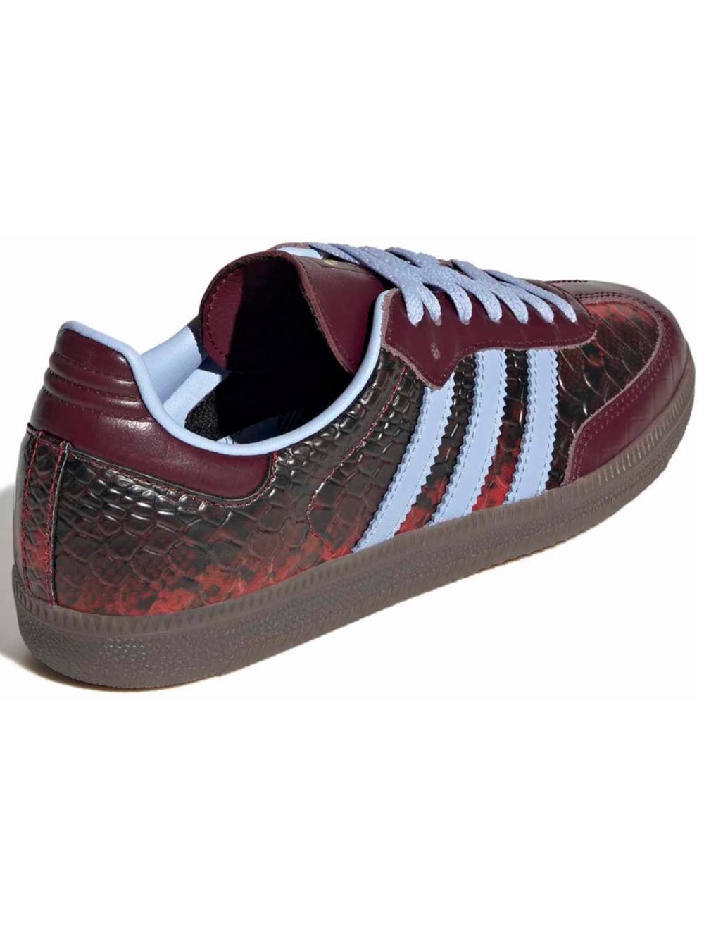 🩵🍷 ADIDAS SAMBA MAROON SNAKESKIN 🍷🩵 - Picture 4 of 4